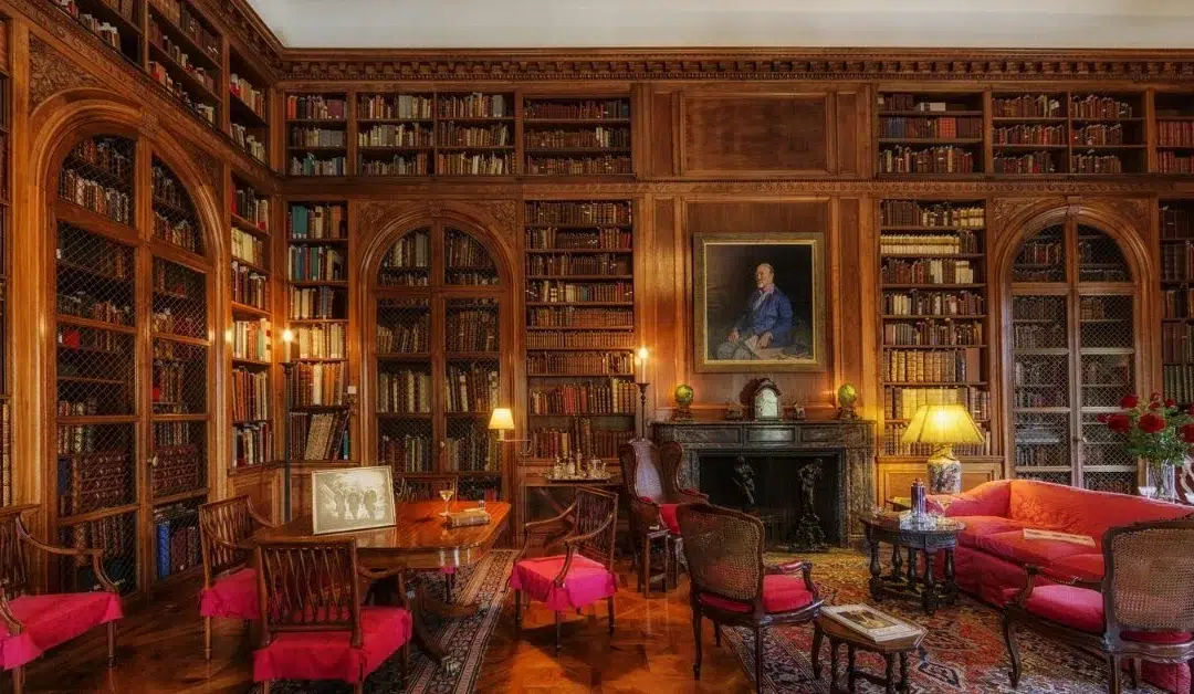 Elegant Luxury Home Library: The Perfect Addition to Your Custom Luxury Home